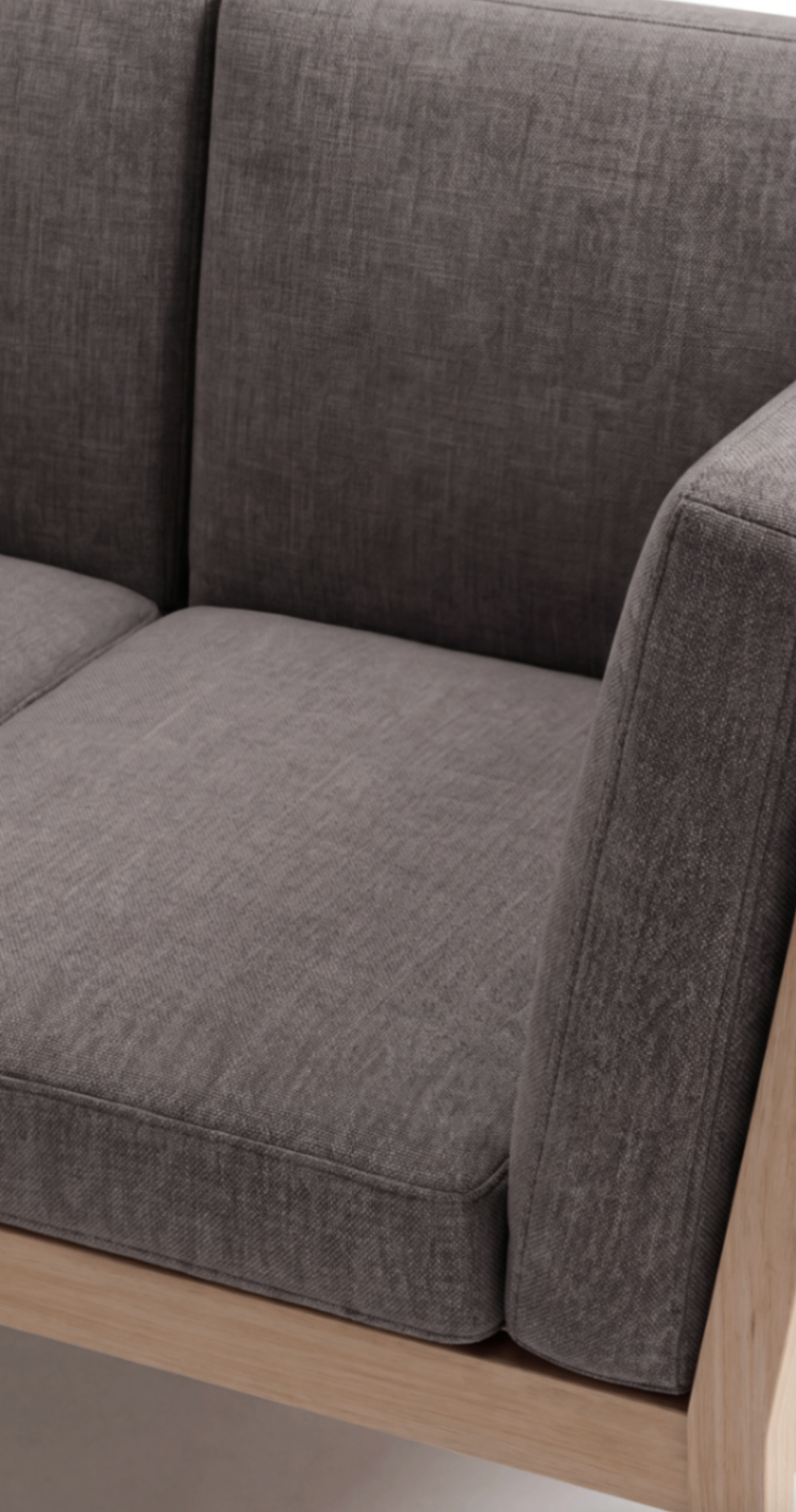GE280 Modulsofa detalje – stof og syning