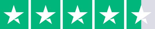 4,5 stjerner på Trustpilot