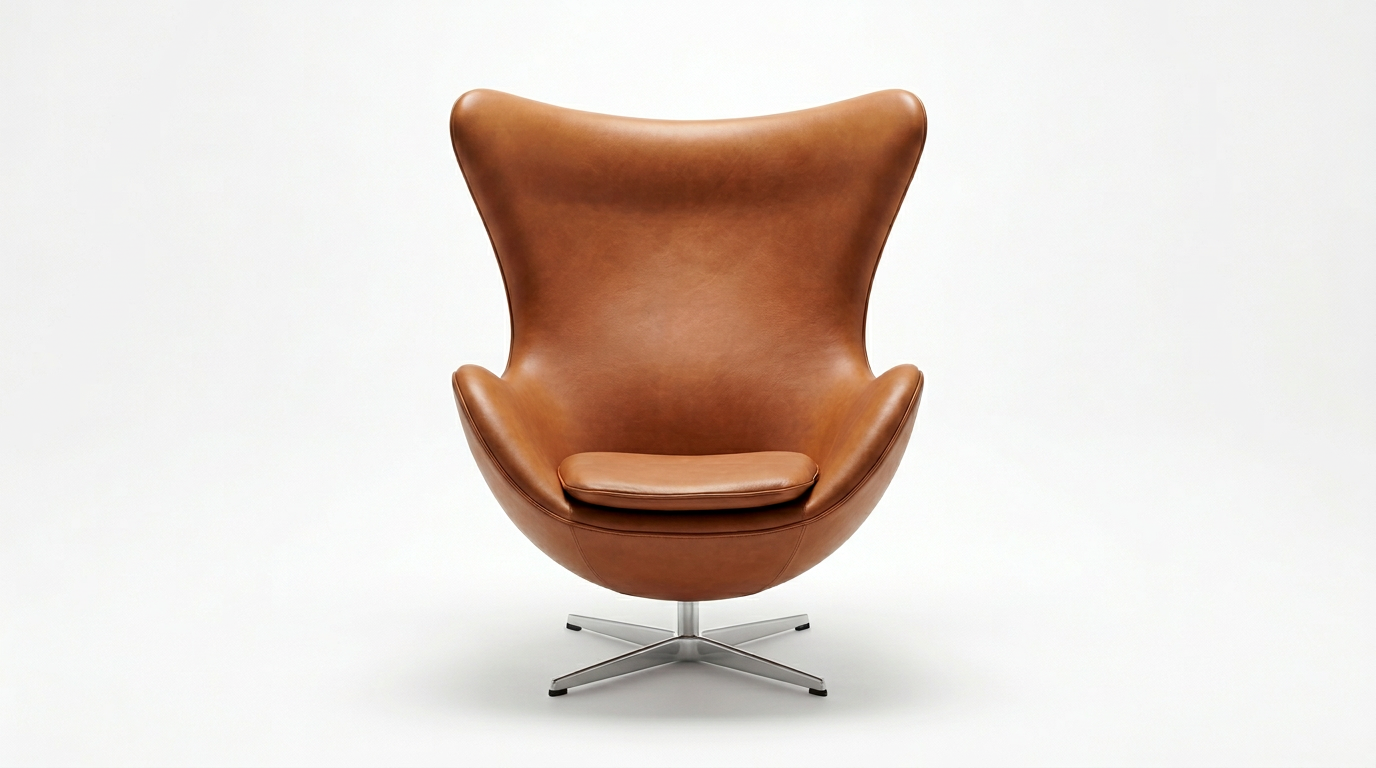 Arne Jacobsen AJ 3318 "Ægget" – professionel ompolstring hos OMCOVER