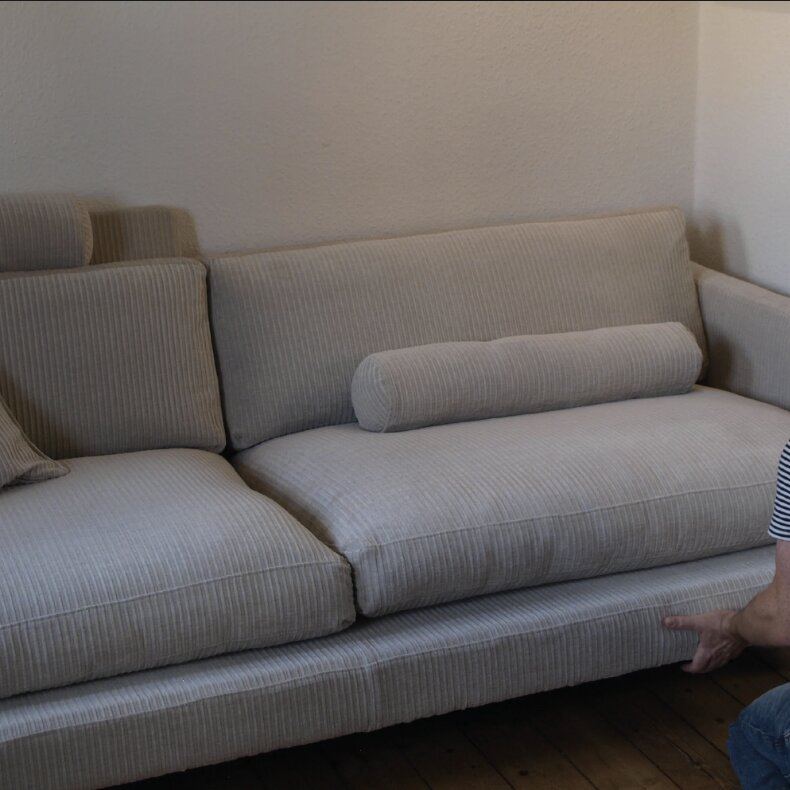 EILERSEN GREAT LIFT SOFA – resultat efter ombetrækning