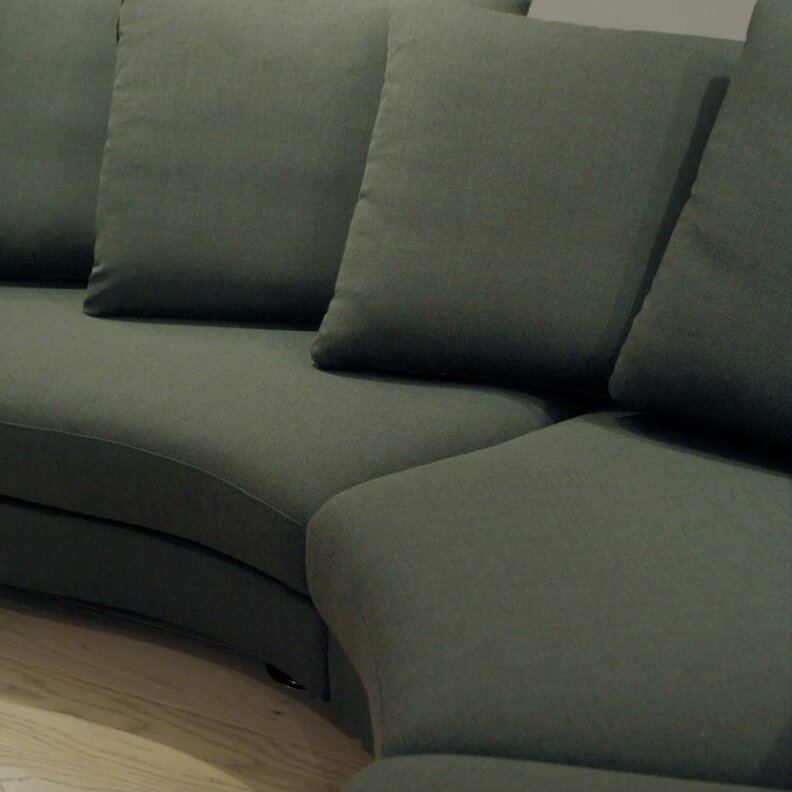 ROLF BENZ MODULSOFA – detalje af nyt betræk